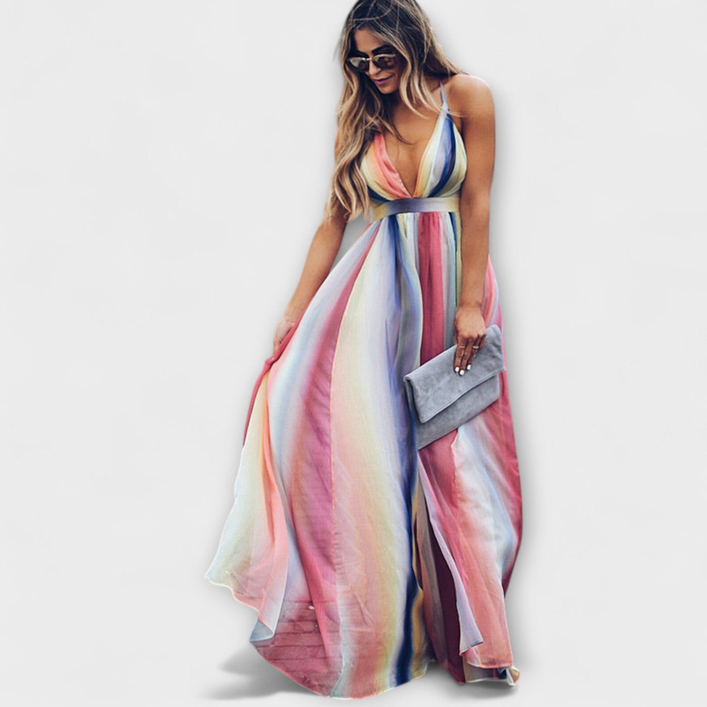 Multicolored Striped – Dress