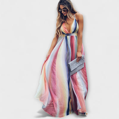 Multicolored Striped – Dress