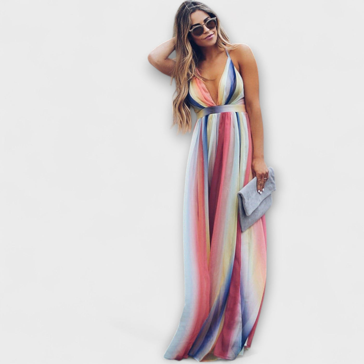 Multicolored Striped – Dress