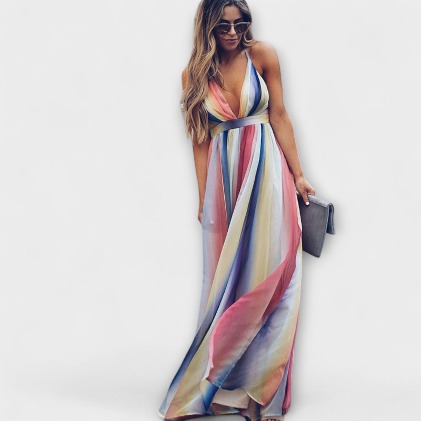 Multicolored Striped – Dress