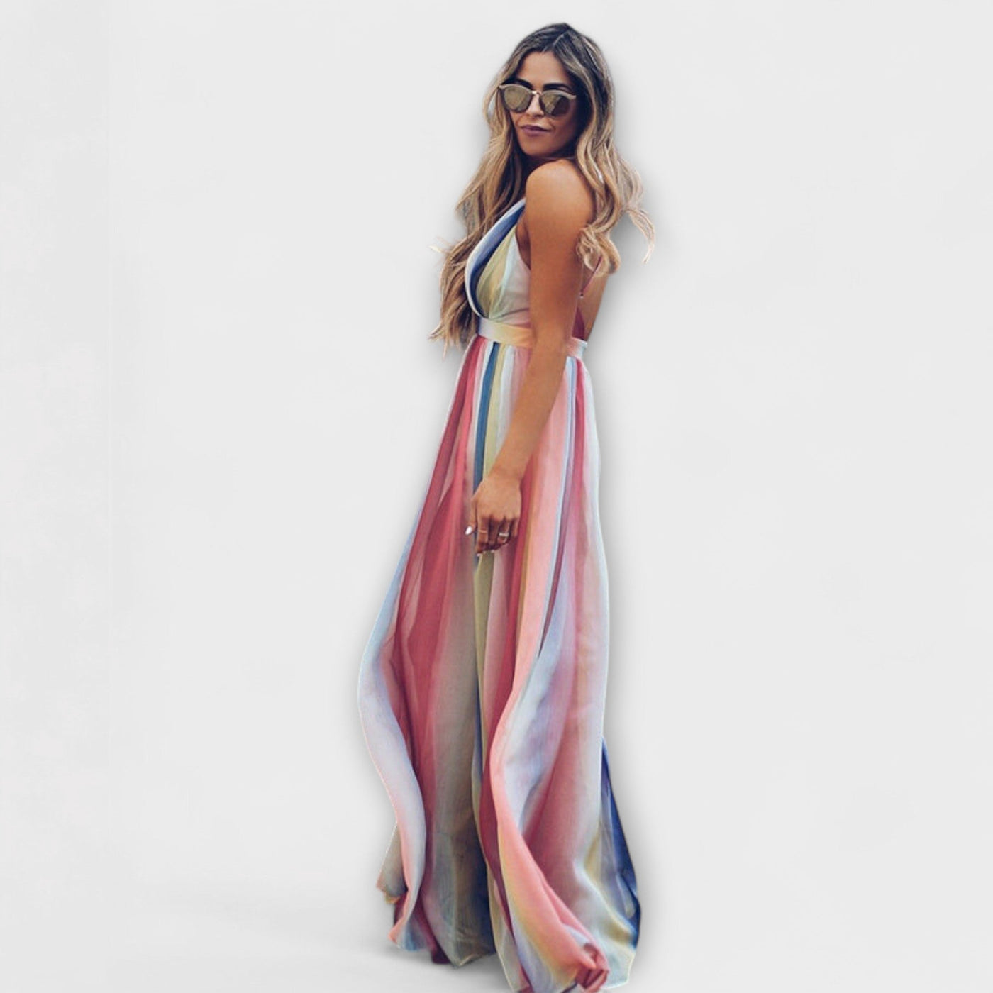 Multicolored Striped – Dress
